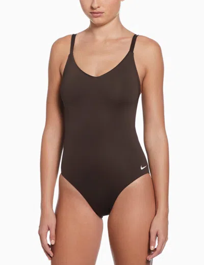 Nike Swim Women's Effortless Essential V-neck One-piece