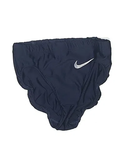 Pre-owned Nike Swimsuit Bottoms In Blue