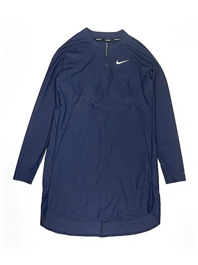 Pre-owned Nike Swimsuit Cover Up In Blue