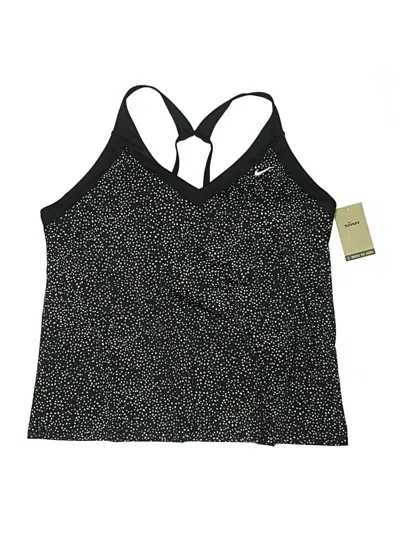 Pre-owned Nike Swimsuit Top Black Swimwear