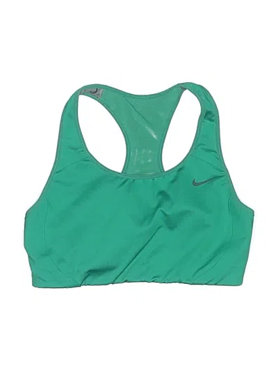 Pre-owned Nike Swimsuit Top Green Swimwear