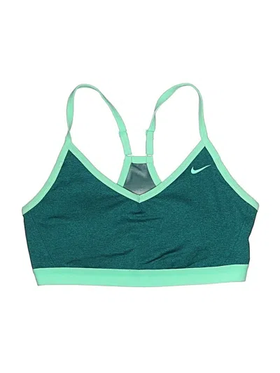 Pre-owned Nike Swimsuit Top Green Swimwear