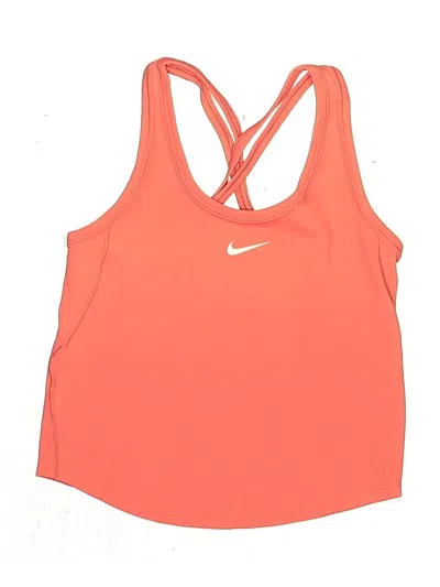 Pre-owned Nike Swimsuit Top Orange Swimwear