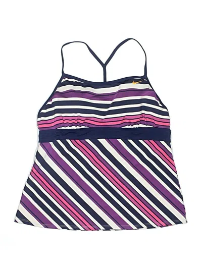 Pre-owned Nike Swimsuit Top Purple Swimwear
