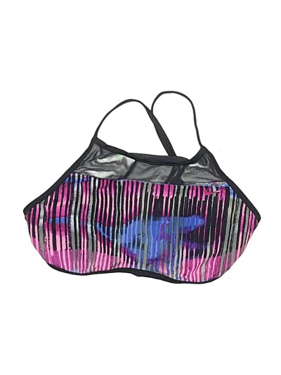 Pre-owned Nike Swimsuit Top Purple Swimwear
