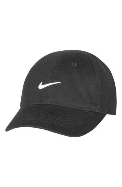 Nike Babies' Swoosh Baseball Cap In Black