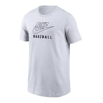 Nike Swoosh Big Kids' Baseball T-shirt In White