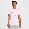 Nike Swoosh Big Kids' Cheer T-shirt In Pink