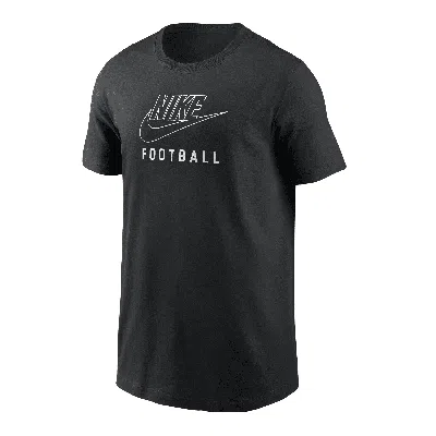Nike Swoosh Big Kids' Football T-shirt In Black