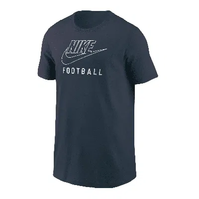 Nike Swoosh Big Kids' Football T-shirt In Blue