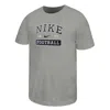 Nike Swoosh Big Kids' Football T-shirt In Gray