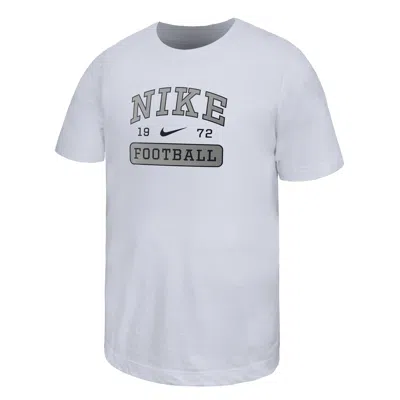 Nike Swoosh Big Kids' Football T-shirt In White