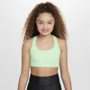 Nike Swoosh Big Kids' (girls') Sports Bra In Green