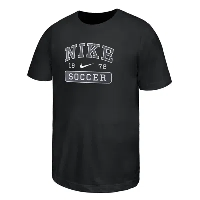 Nike Swoosh Big Kids' Soccer T-shirt In Black