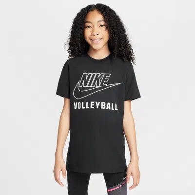 Nike Swoosh Big Kids' Volleyball T-shirt In White