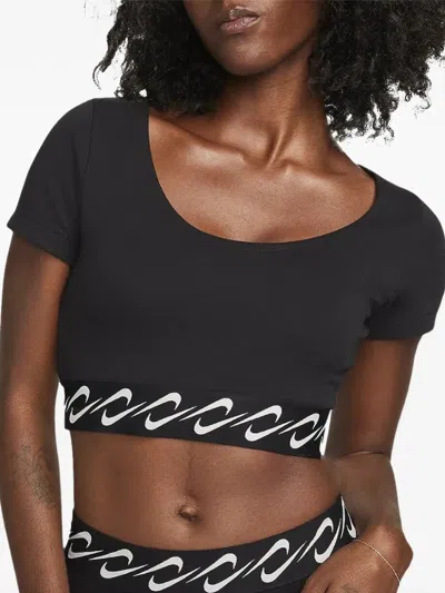 Nike Swoosh "black/sail" T-shirt In Schwarz