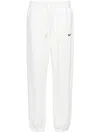 Nike Swoosh-embroidered Track Pants In White