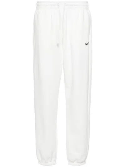 Nike Swoosh-embroidered Track Pants In Grey