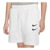 Nike Swoosh French Terry Short Alphabet Printing Casual Sports Shorts White