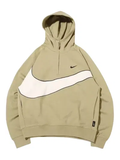Nike Swoosh "green/black" Fleece Hoodie