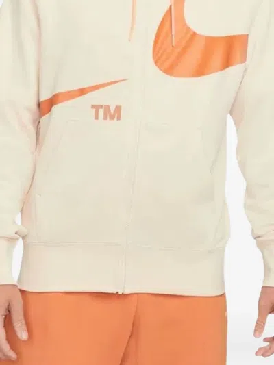 Nike Swoosh-logo Hoodie In Neutral