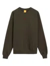 Nike Swoosh-logo Raglan-sleeve Sweatshirt In Green