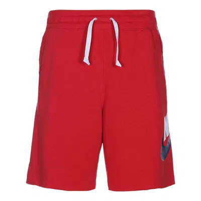 Nike Swoosh Logo Shorts 'red'