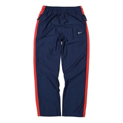 Nike Swoosh Loose Straight Casual Pants Blue
