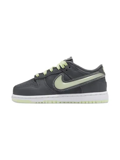 Nike Kids' Swoosh Low Sneakers In Gray