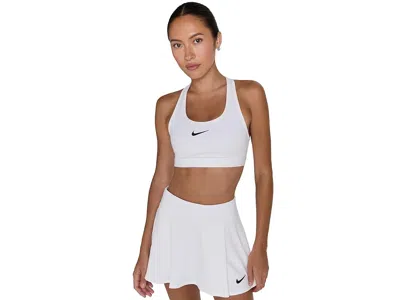 Nike Swoosh Medium Support Bra In White