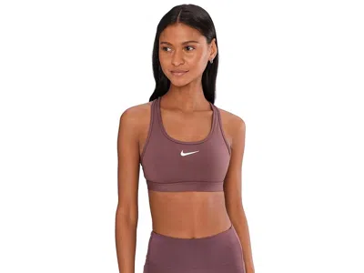 Nike Swoosh Medium Support Bra In Pink
