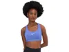 Nike Swoosh Medium Support Bra In Blue