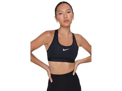 Nike Swoosh Medium Support Bra In Multi