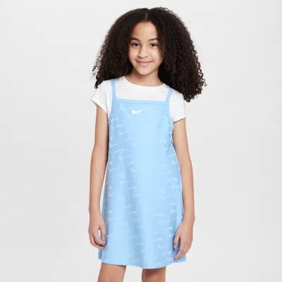 Nike Swoosh Motion Little Kids' 2-piece Set In Blue