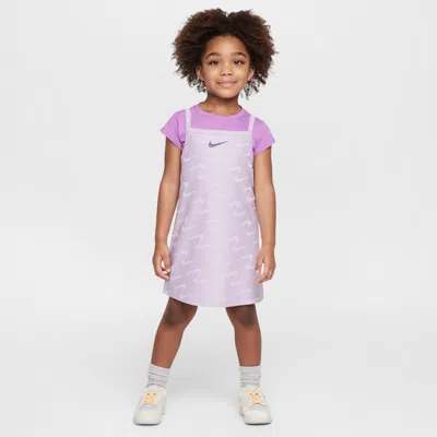 Nike Babies' Swoosh Motion Toddler 2-piece Set In Purple