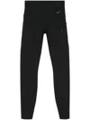 Nike High Waist Stretched Leggings In Black
