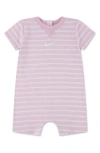 Nike Kids'  Swoosh Romper In Pink