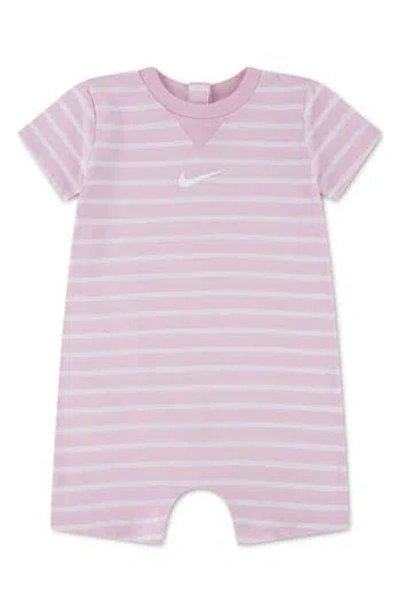 Nike Kids'  Swoosh Romper In Pink