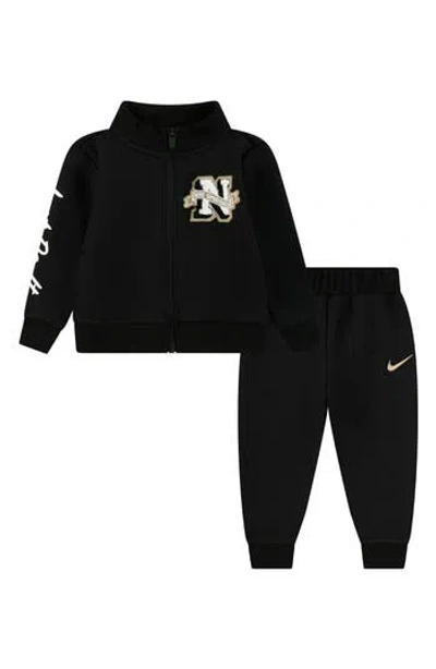 Nike Babies'  Swoosh Spirit Track Jacket & Pants Set In Black