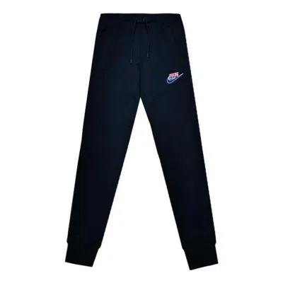 Nike Swoosh Sweatpants 'black' In Blue