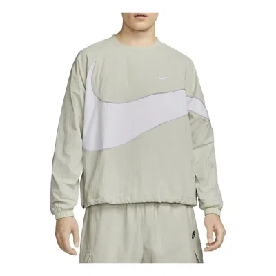 Nike Swoosh Sweatshirt In Nude