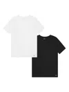 Nike Boys 2pk Crew Undershirt In Black