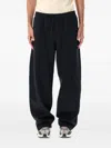 Nike Solo Swoosh Wide Leg Jogging In Black