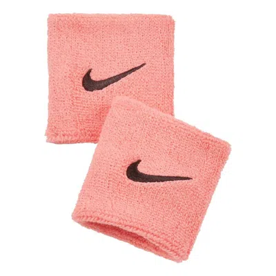 Nike Swoosh Wristbands 'pink Oil Grey'