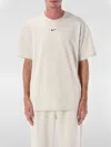 Nike T-shirt  Men Color Yellow Cream In Neutral
