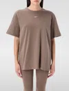 Nike T-shirt Swoosh In Braun