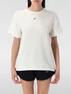 Nike Ribbed Short-sleeve T-shirt In White