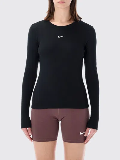 Nike T-shirt  Woman Color Black In Blue