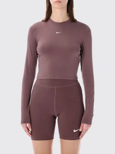 Nike T-shirt  Woman Color Burgundy