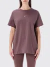 Nike T-shirt  Woman Color Burgundy